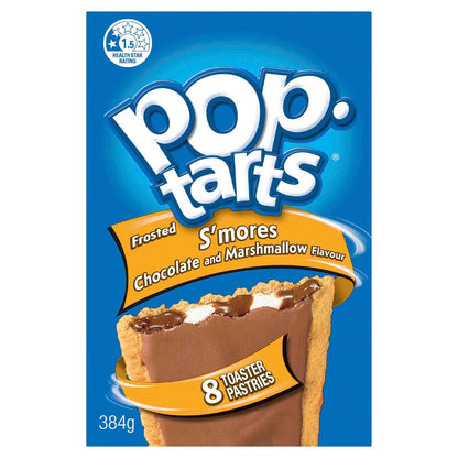 Kellogg's Pop Tarts Frosted S'mores Choc Marshmallow Toaster Pastries 384g
