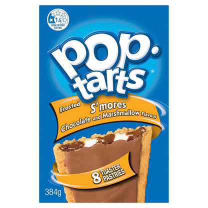 Kellogg's Pop Tarts Frosted S'mores Choc Marshmallow Toaster Pastries 384g