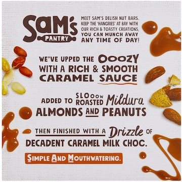 Sam's Pantry Salted Caramel Nut Bar 5 pack