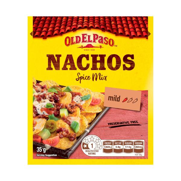 OLD EL PASO NACHOS SPICE MIX 35GM