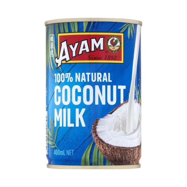 AYAM 100% NATURAL COCONUT MILK 400ML