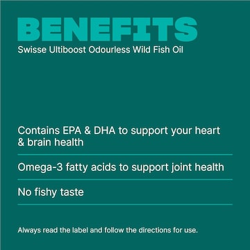 Swisse Ultiboost Odourless Wild Fish Oil Capsules 400 pack
