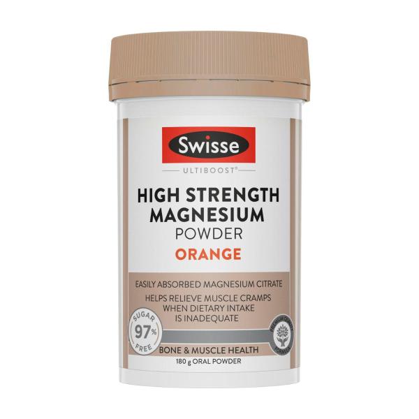SWISSE UB HS MAGNESIUM POWDER ORANGE 180G