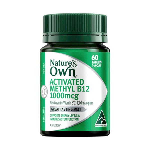 NATURE'S OWN B12 ACTIVATED METHYL 60PK