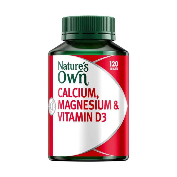 NATURE'S OWN CALCIUM MAGNESIUM & VITAMIN D3 TABLETS 120PK