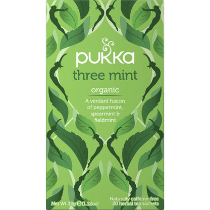 Pukka Tea Bags Three Mint 20 pack