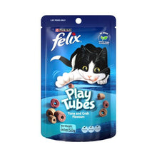 FELIX PLAY TUBES TUNA AND CRAB CAT TREATS 50 GRAM