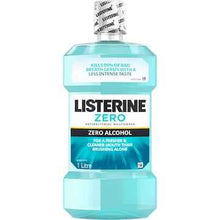 Listerine Zero Alcohol Antibacterial Mouthwash 1L