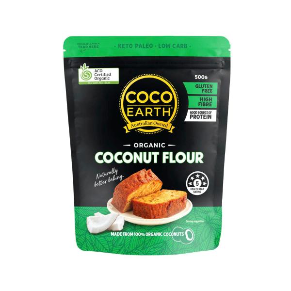 COCO EARTH CERTIFIED ORGANIC COCONUT FLOUR