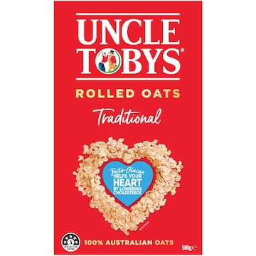 Uncle Tobys Rolled Oats Traditional Porridge 500g