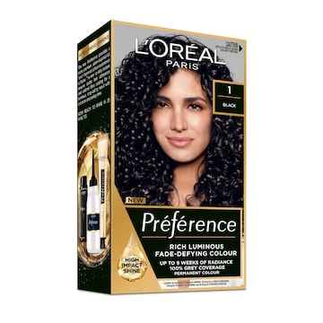 L'Oreal Paris Preference Hair Colour 1 Black each