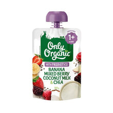 ONLY ORGANIC BANANA MIXED BERRY COCONUT & CHIA 100G