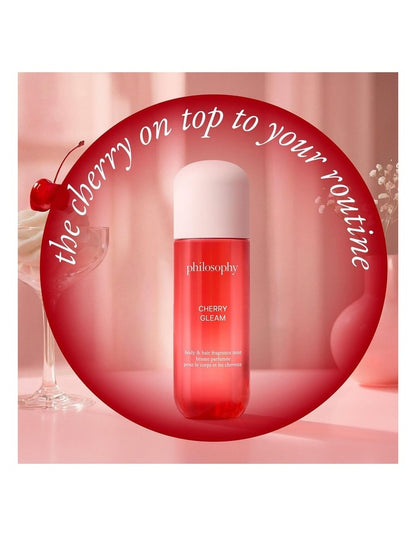 Cherry Gleam Body & Hair Fragrance Mist, 236ml