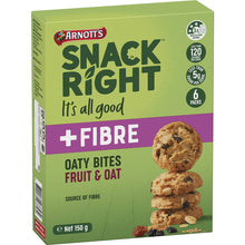 Arnotts Snack Right Oaty Bites Fruit & Oat 6 pack