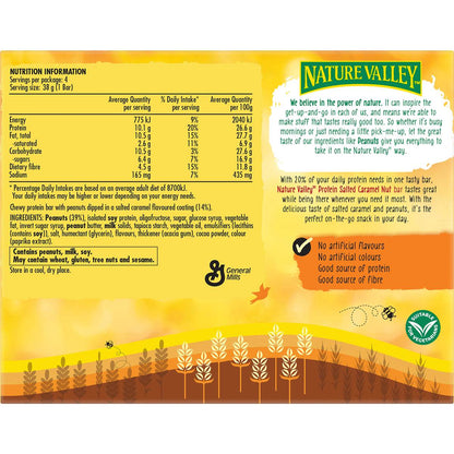 Nature Valley Salted Caramel Protein  Bars 4 pack