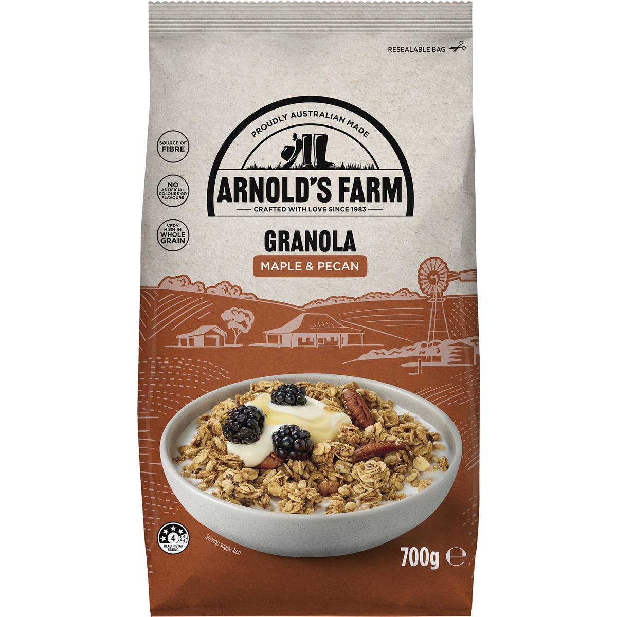 Arnold's Farm Maple & Pecan Granola 700g