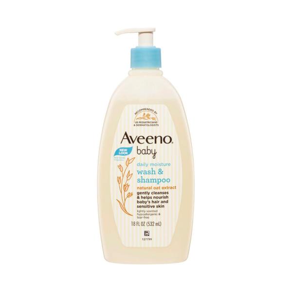 Baby Daily Moisture Lightly Scented Sensitive Wash & Shampoo