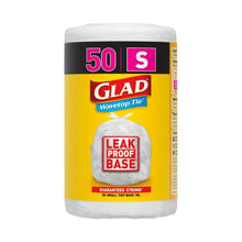 GLAD WAVETOP TIE KIT BAGS SML 50 PACK