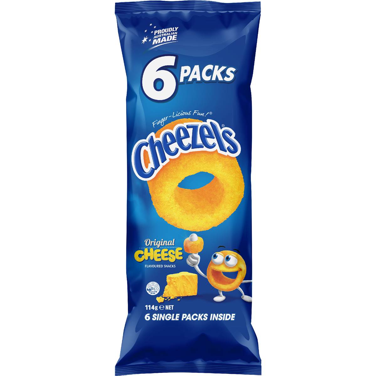 Cheezels Cheese Chips Multipack Lunch Box School Snacks 6 pack