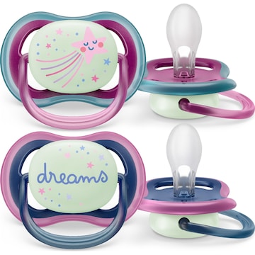 Avent Night Time Soother 6-18M 2 pack