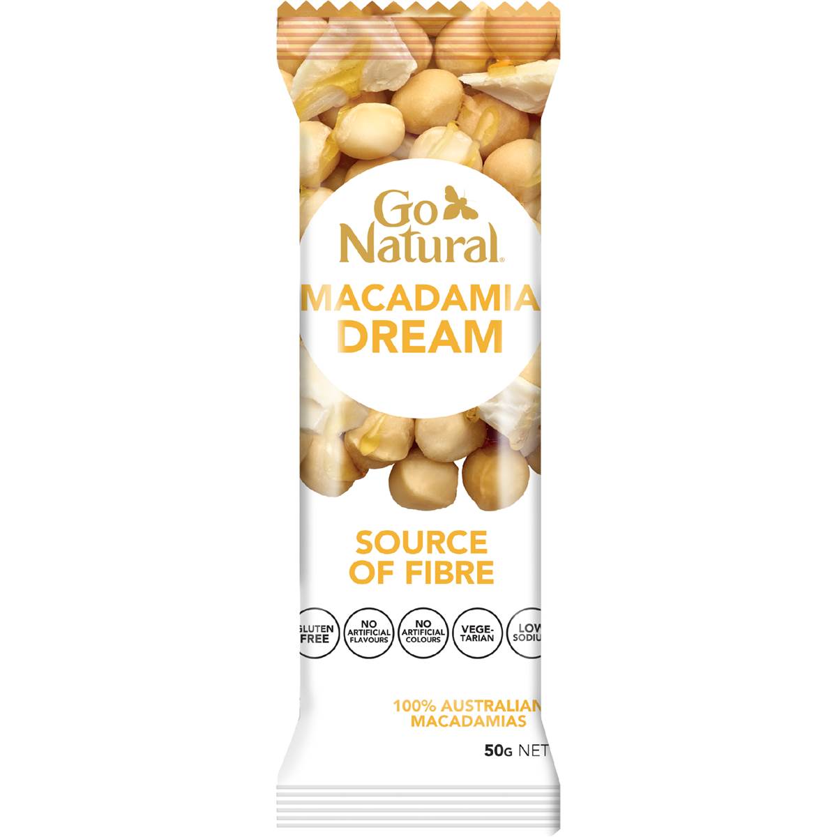 Go Natural Bars Macadamia Dream 50g