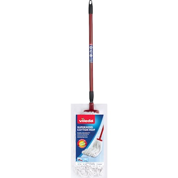 Vileda Supersized Cotton Mop with Telescopic Handle each