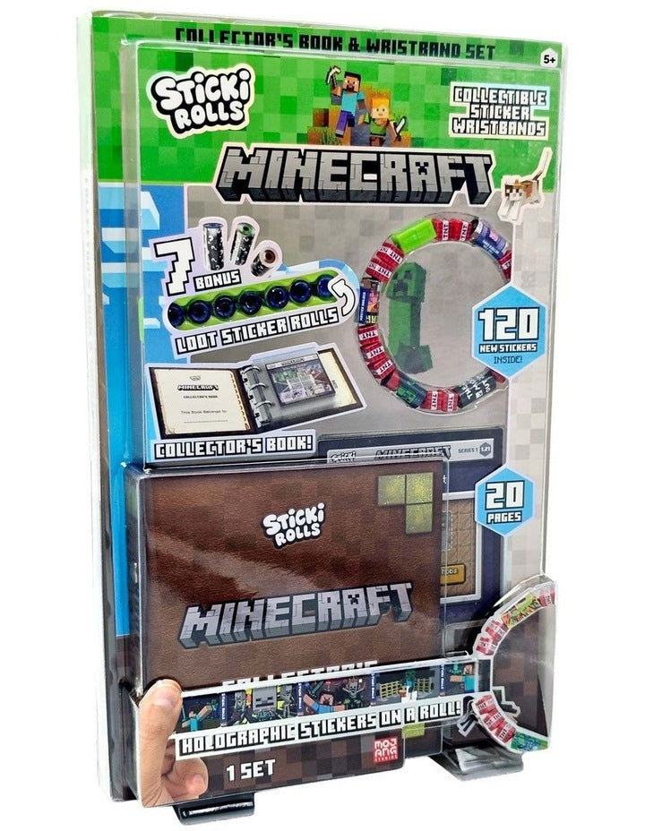 Sticki Rolls Minecraft Sticki Book