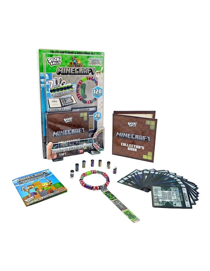 Sticki Rolls Minecraft Sticki Book