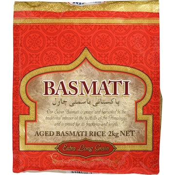 Riviana Basmati Rice Extra Long Grain 2kg