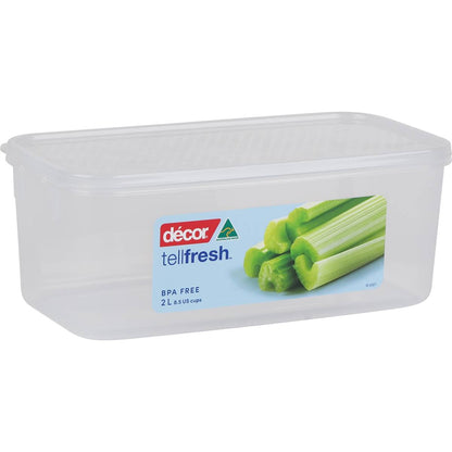 Decor Tellfresh Container Oblong 2L