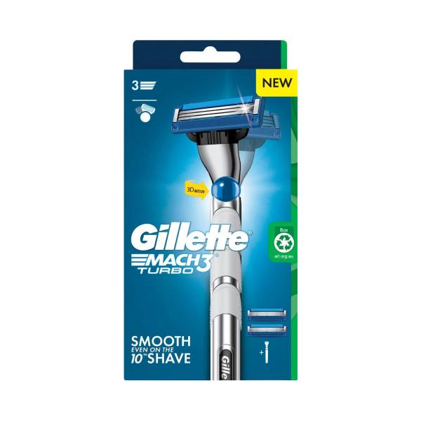 GILLETE MACH3 TURBO 3D RAZOR 1 EACH