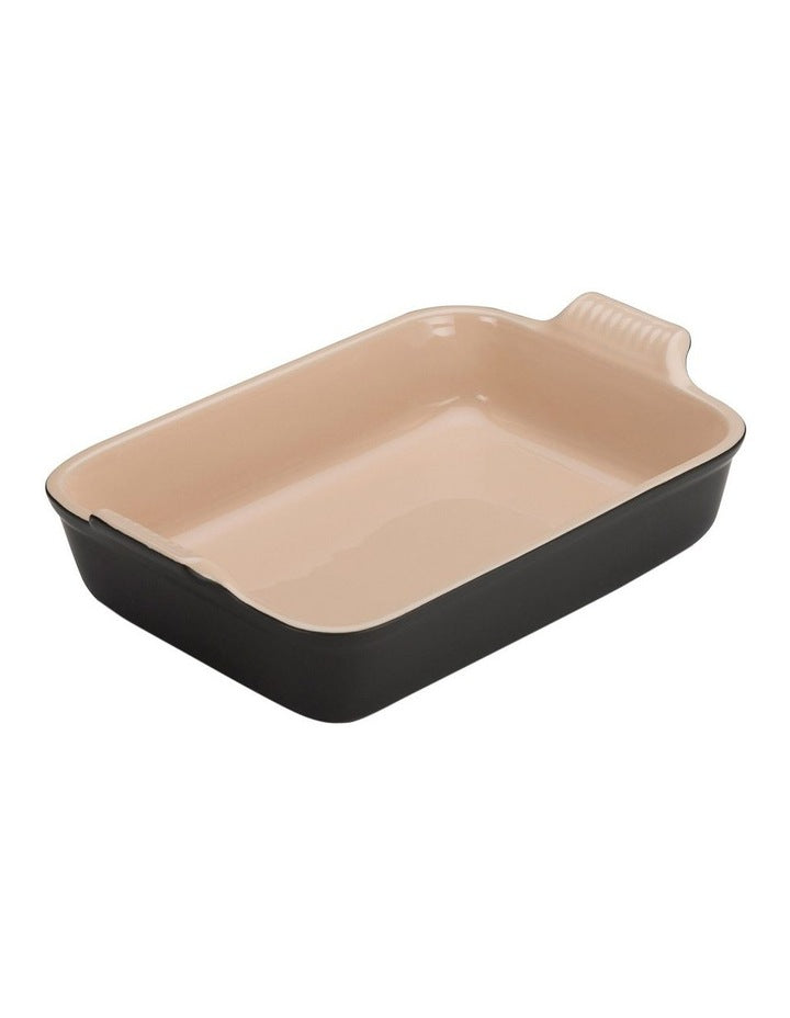 Heritage Rectangular Dish 32cm Black