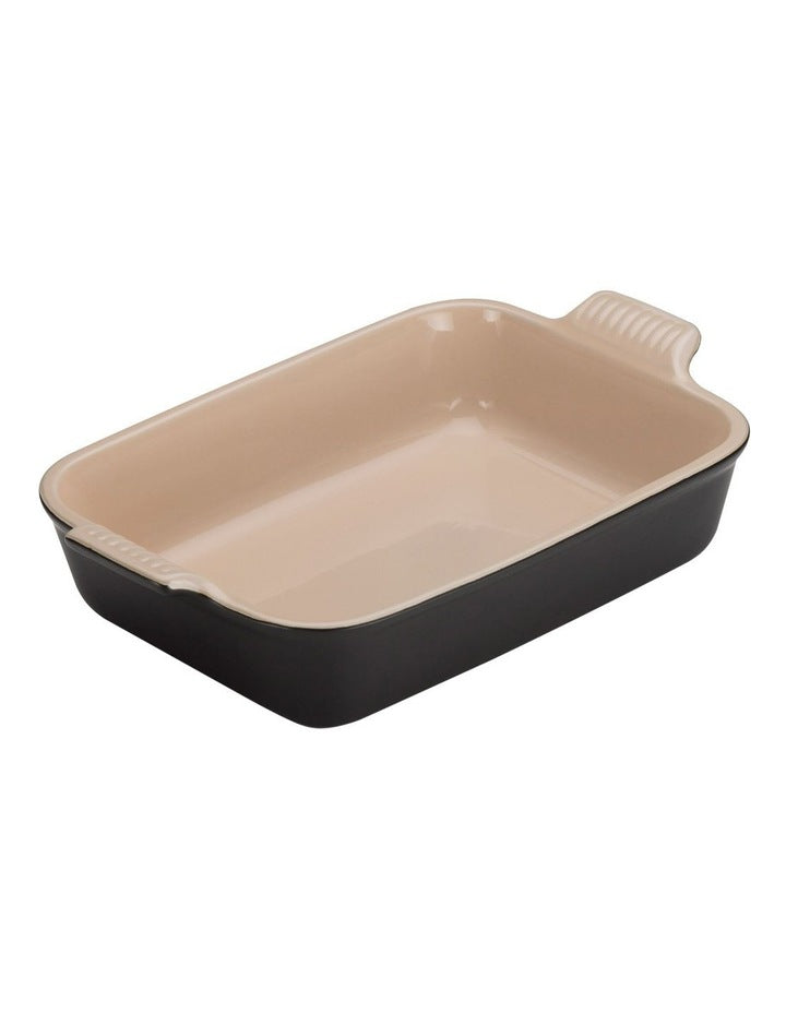 Heritage Rectangular Dish 32cm Black