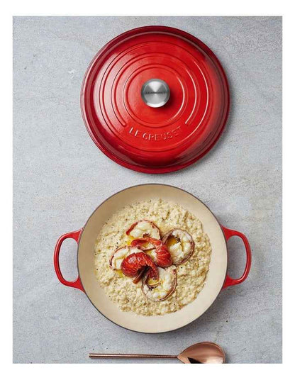 Signature 30cm Cast Iron Shallow Casserole Red