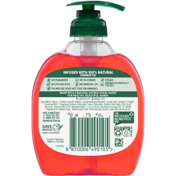 Palmolive Hand Wash Antibacterial Pump Orange 250mL