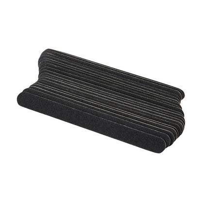 20 Pack Black & Pink Emery Boards