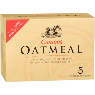 Cussons Prize Medal Oatmeal Bar Soap 5 pack