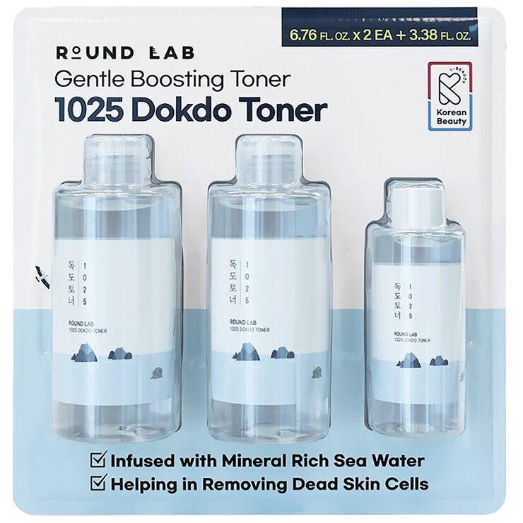 Round Lab 1025 Dokdo Toner Set 2 x 200ml + 1 x 100ml
