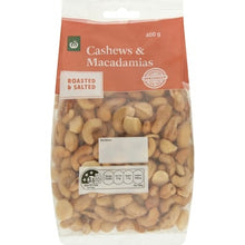 Woolworths Cashew & Macadamia Roasted & Salted 400g