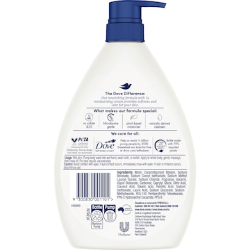 Dove Body Wash Triple Hydrate 1L