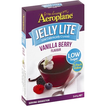 Aeroplane Jelly Lite Crystals Vanilla Berry 9g x 2 pack