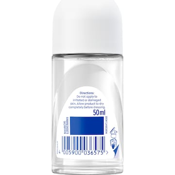 Nivea Black & White Invisible Clear Roll On Deodorant 50mL