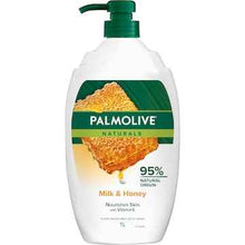 Palmolive Body Wash Shower Gel Naturals Milk & Honey 1L
