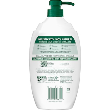 Palmolive Body Wash Shower Gel Naturals Milk & Honey 1L