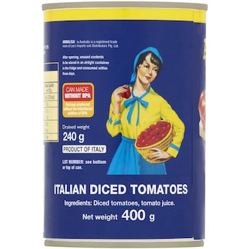 Annalisa Tomatoes Diced 400g