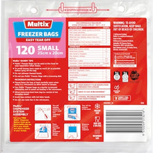 Multix Easy Tear Off Freezer Bags Small 120 pack