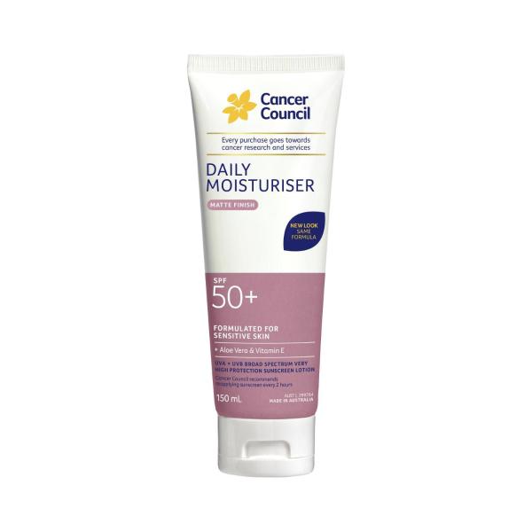 CANCER COUNCIL FACIAL MOISTURISER MATTE INVISABLE SPF50+