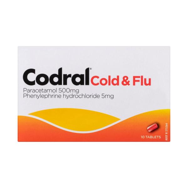 CODRAL RELIEF COLD & FLU 10'S