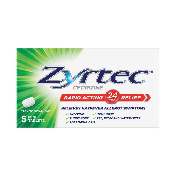 ZYRTEC TABLETS 10MG 5