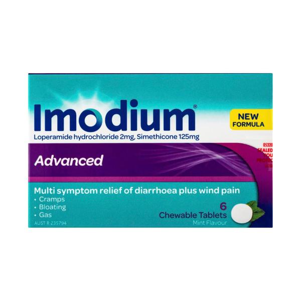 IMODIUM ADVANCED ANTI-DIARRHOEA 6'S